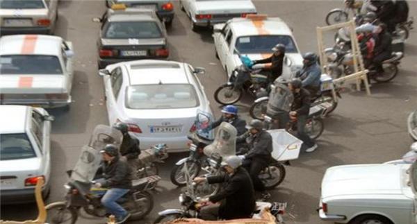 موتورسیکلت ها عامل یک چهارم آلودگی هوای تهران